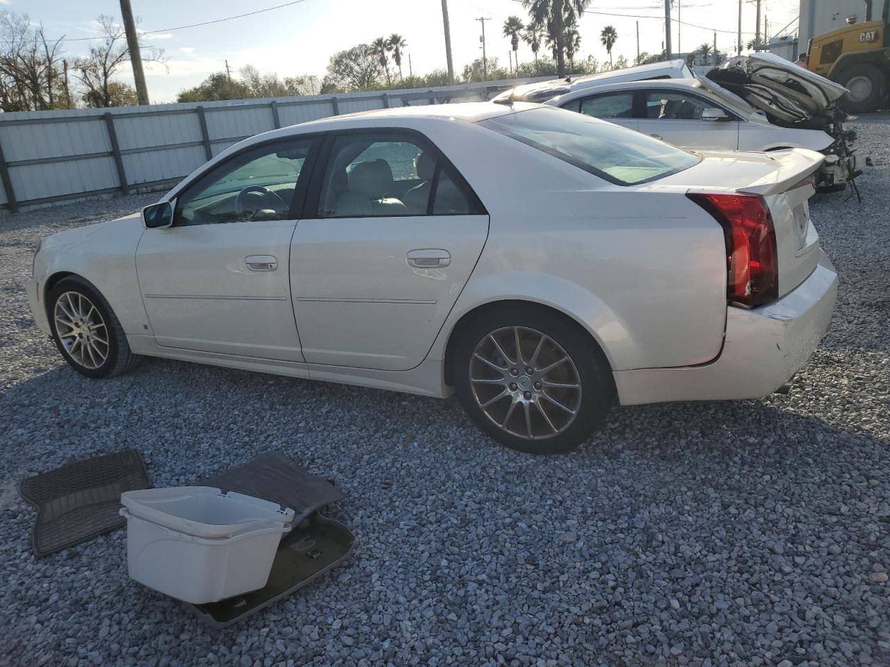 2007 Cadillac CTS VIN 1G6DP577470122998 Copart auction photo, burn - engine damage thumbnail 2
