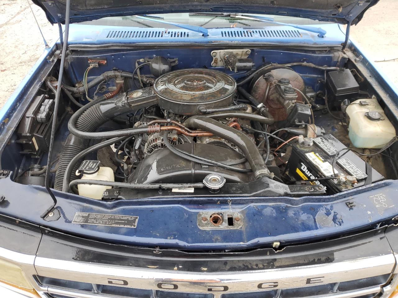 1990 Dodge Dakota VIN 1B7FL23X2LS638751 Copart auction photo, front end / rear end damage thumbnail 11