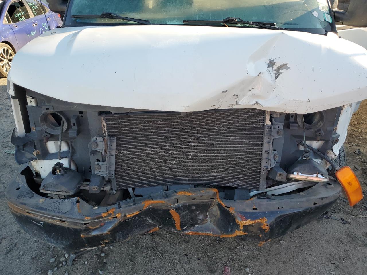 2008 Chevrolet Express VIN 1GCFG154381138760 Copart auction photo, front end damage thumbnail 12
