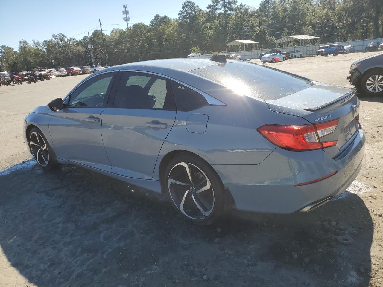 2021 Honda Accord VIN 1HGCV1F35MA028092 Copart auction photo, side damage thumbnail 2