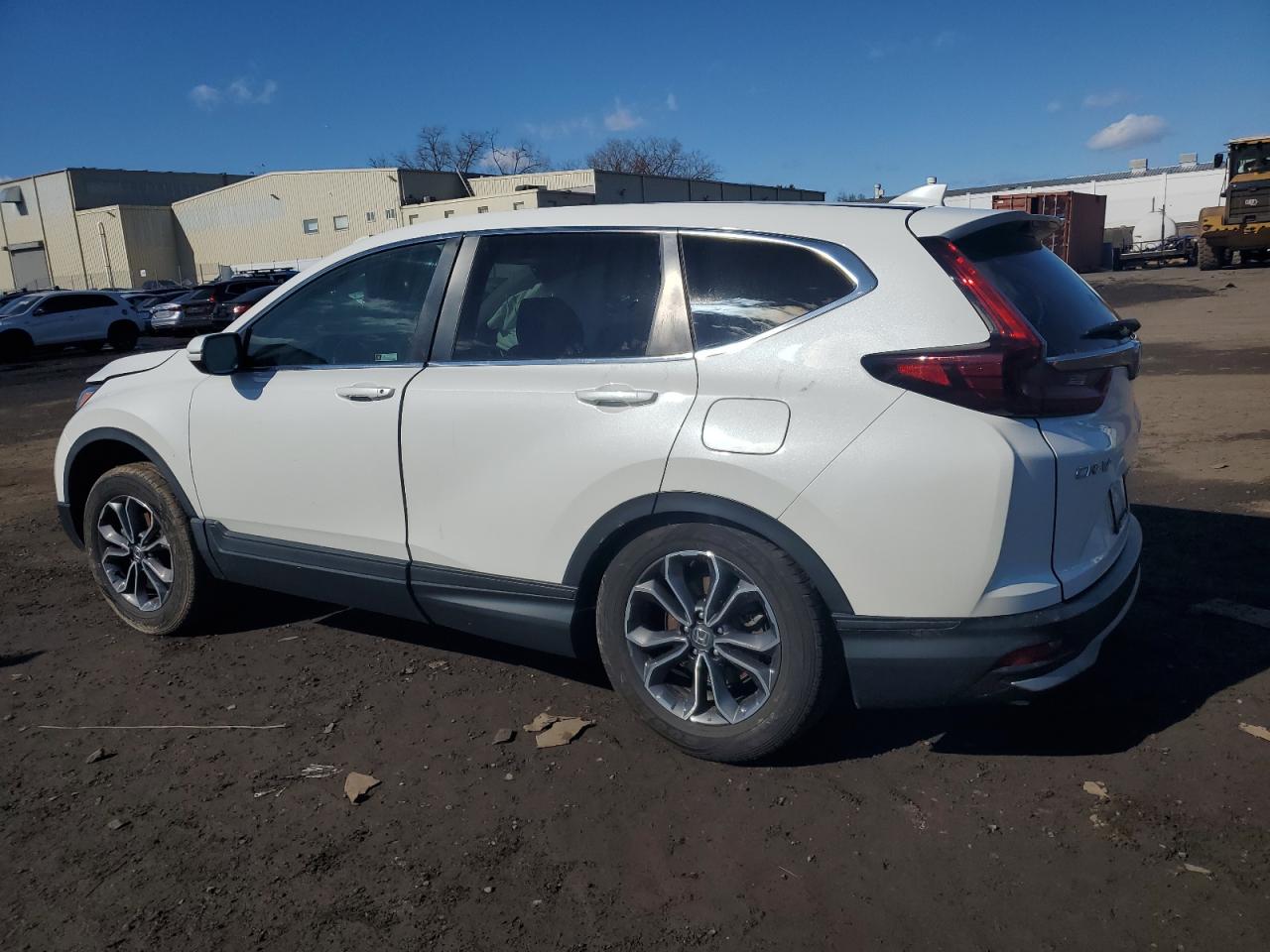2020 Honda CR-V VIN 2HKRW2H8XLH649629 Copart auction photo, side / rear end damage thumbnail 2