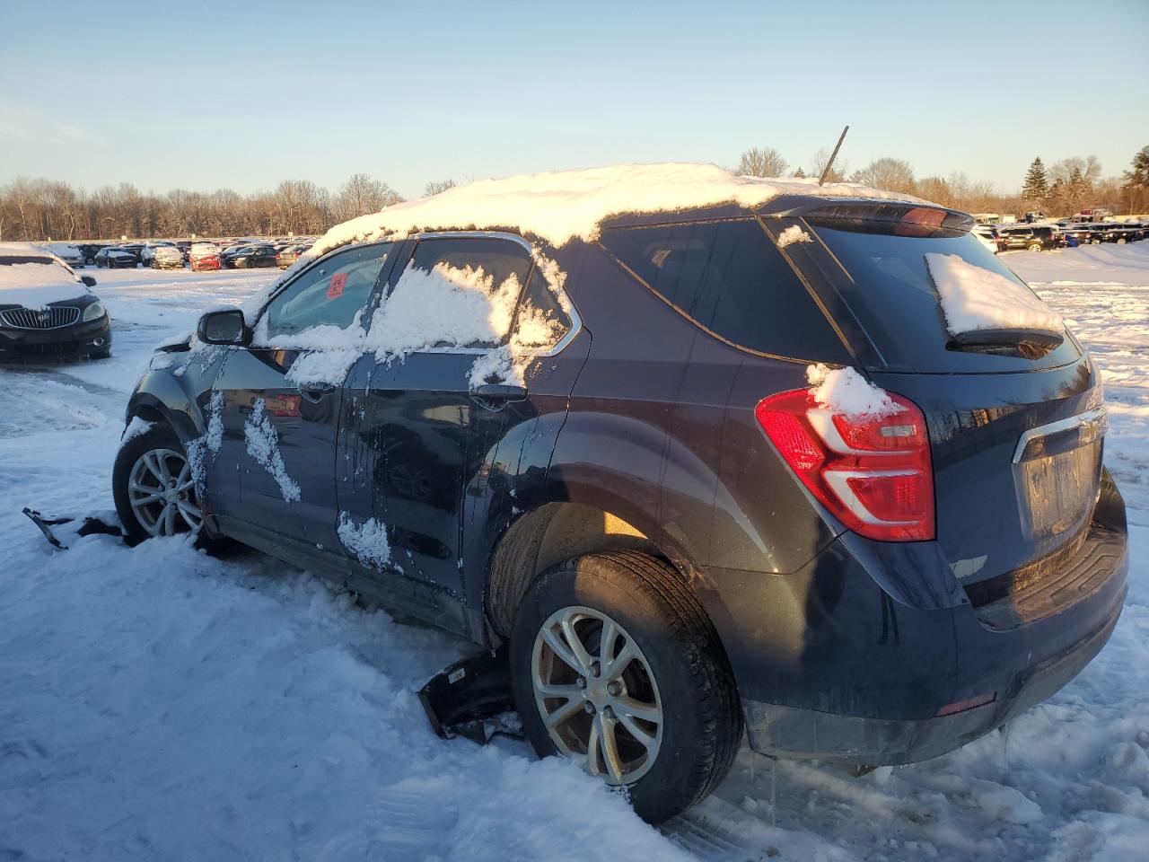 2016 Chevrolet Equinox VIN 2GNALCEK9G1112583 Copart auction photo, front end / undercarriage damage thumbnail 2