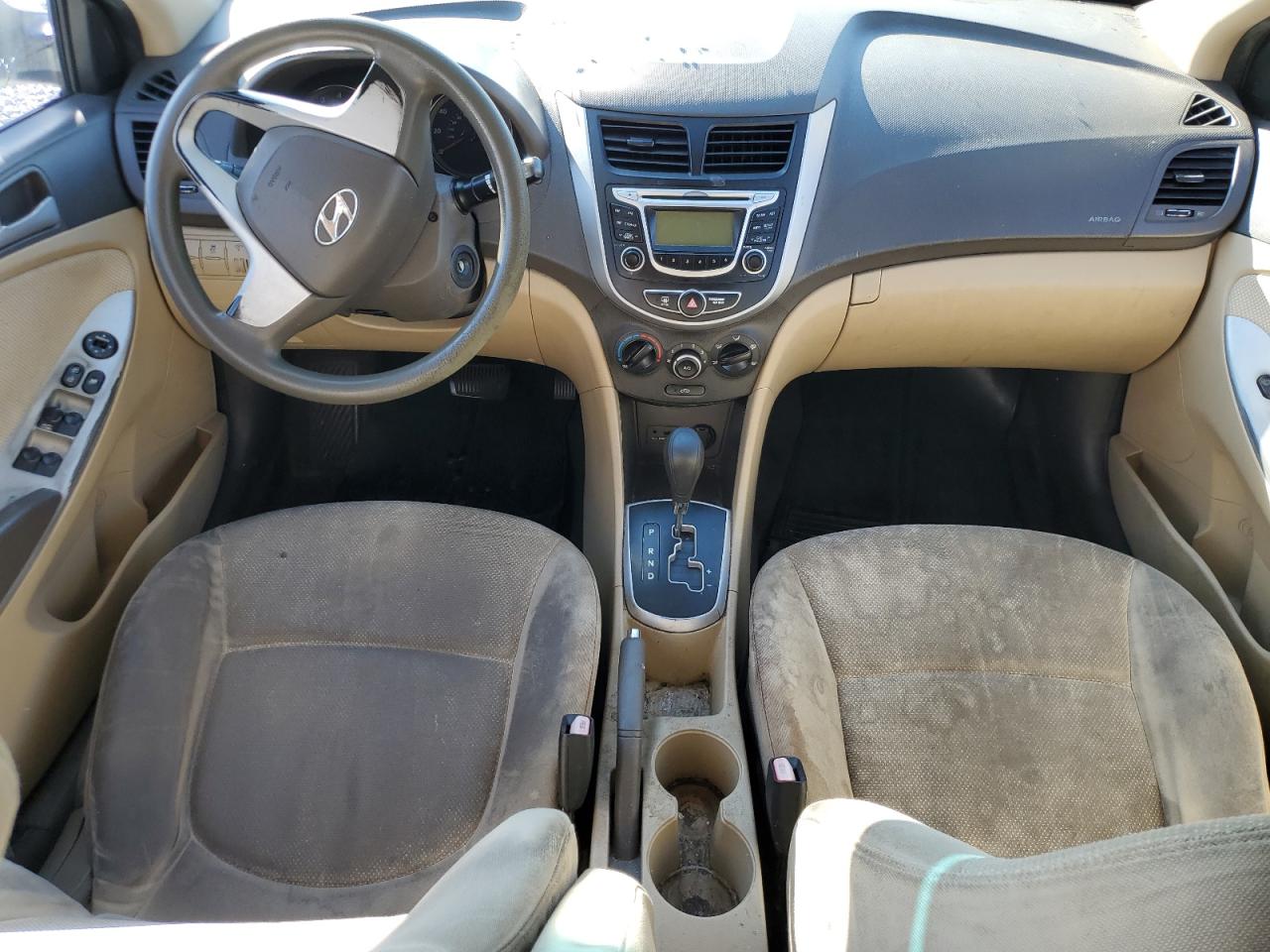 2013 Hyundai Accent VIN KMHCT4AE6DU375181 Copart auction photo, front end damage thumbnail 8