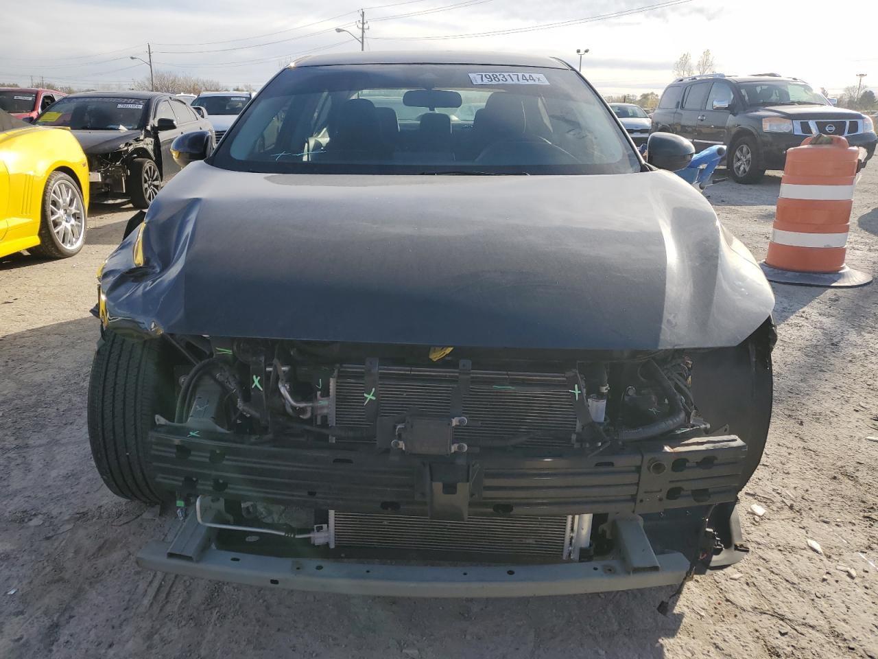 2021 Nissan Sentra VIN 3N1AB8BV5MY302534 Copart auction photo, front end damage thumbnail 5