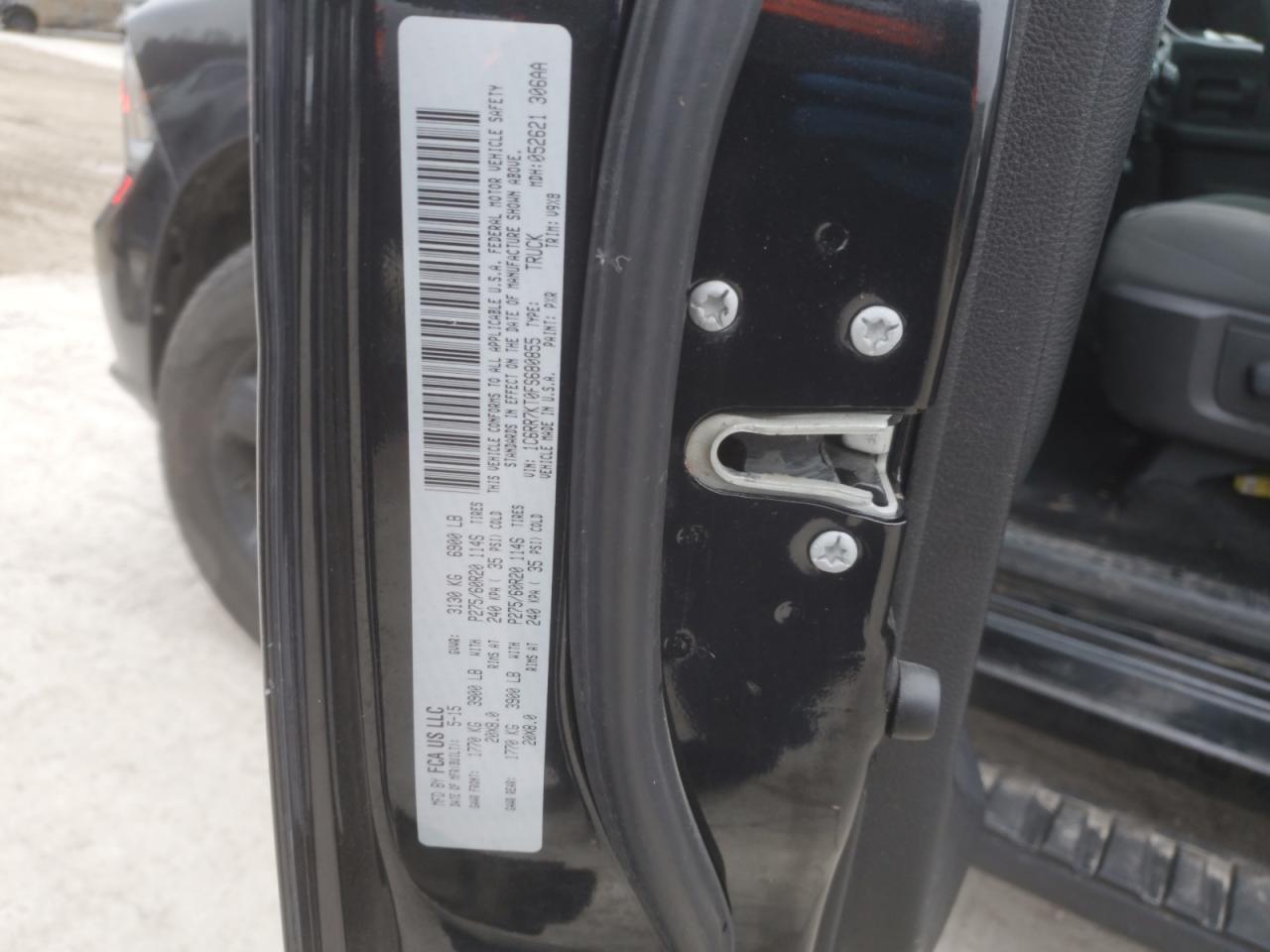 2015 RAM 1500 VIN 1C6RR7KT0FS680855 Copart auction photo, side damage thumbnail 12