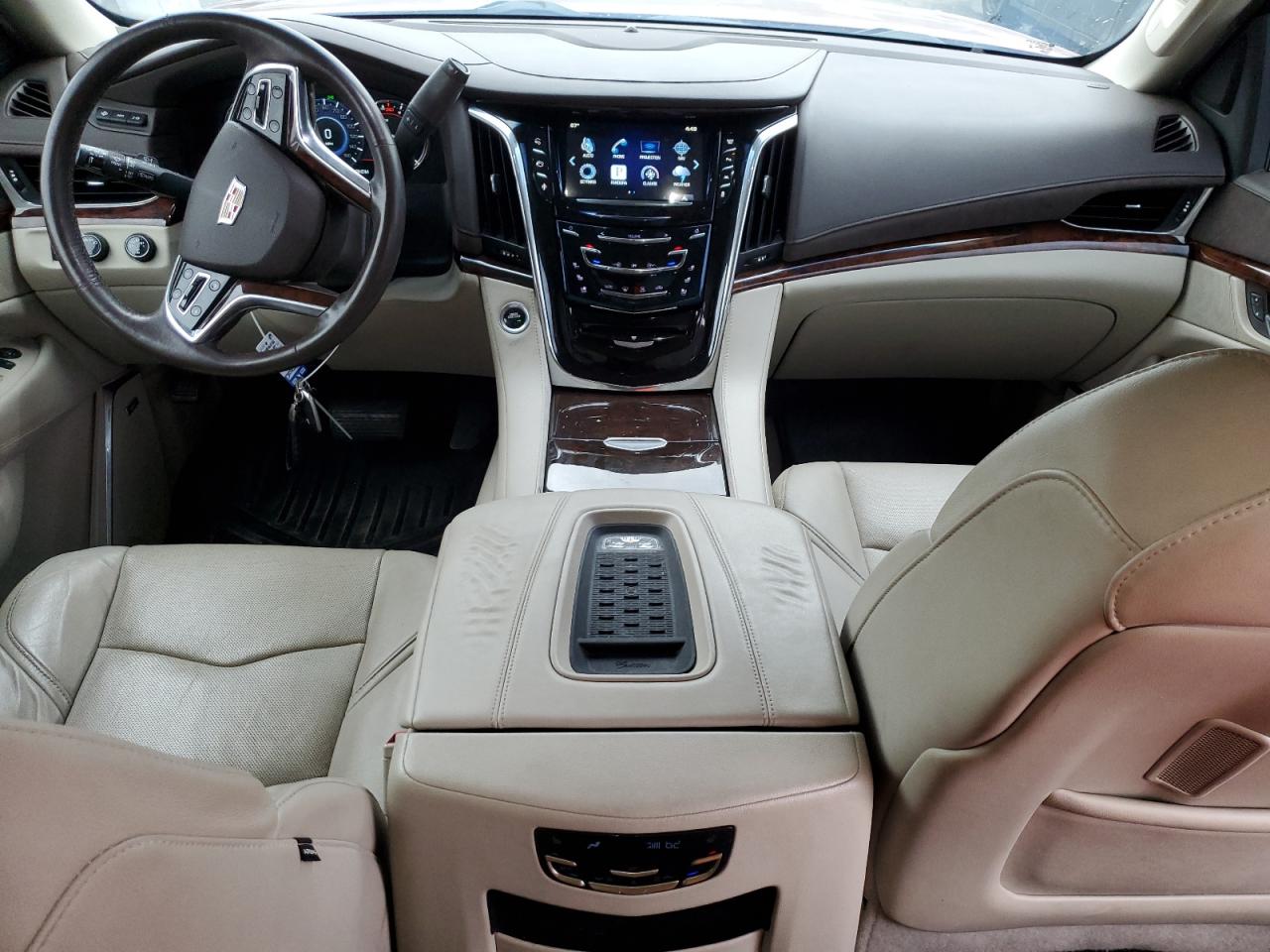 2016 Cadillac Escalade VIN 1GYS4HKJ7GR269923 Copart auction photo, front end / side damage thumbnail 8