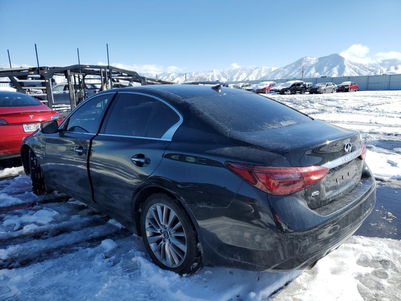 2020 Infiniti Q50 VIN JN1EV7AR0LM250545 Copart auction photo, all over damage thumbnail 2