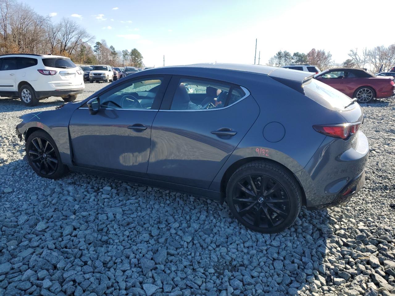 2023 Mazda 3 VIN JM1BPALM7P1616209 Copart auction photo, front end / minor dent/scratches damage thumbnail 2