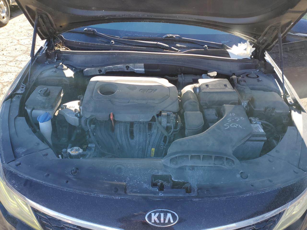 2019 KIA Optima VIN 5XXGT4L3XKG318714 Copart auction photo, side damage thumbnail 12