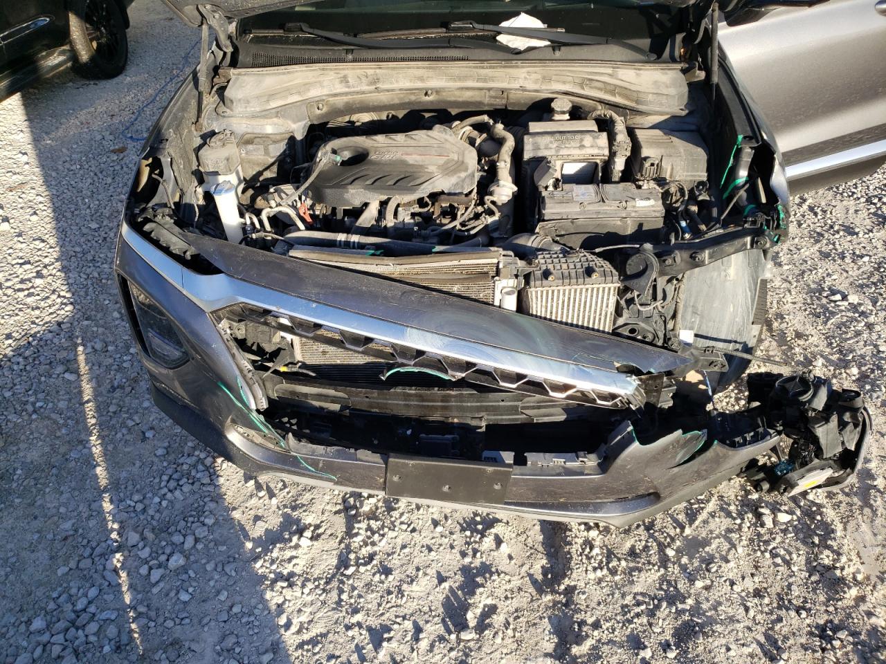 2019 Hyundai Santa Fe VIN 5NMS53AAXKH054041 Copart auction photo, front end / minor dent/scratches damage thumbnail 12