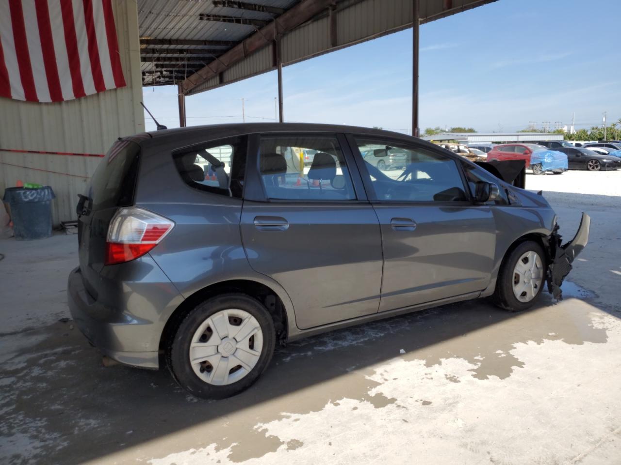2012 Honda Fit VIN JHMGE8H39CC031309 Copart auction photo, front end / rear end damage thumbnail 3