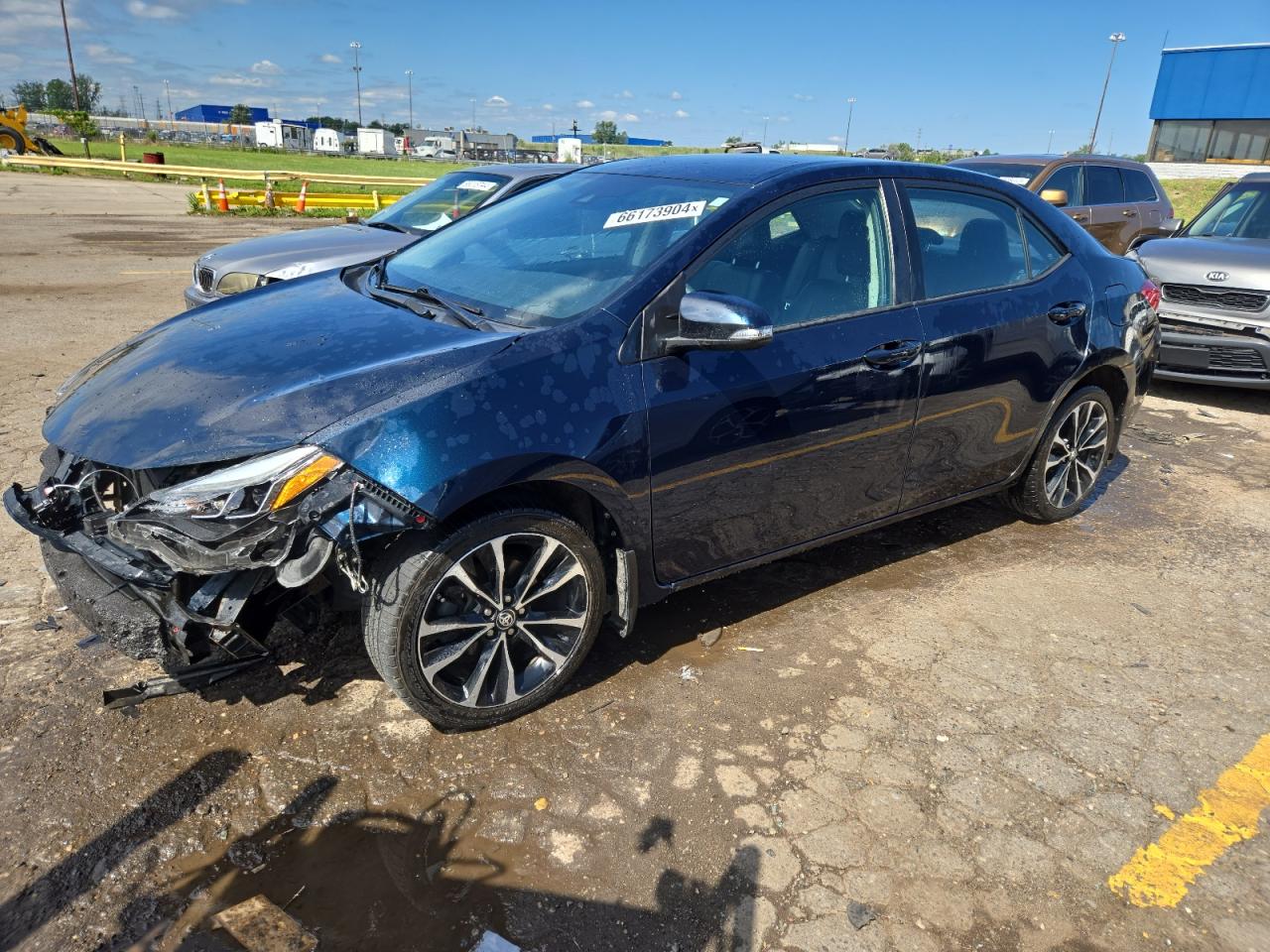 2019 Toyota Corolla VIN 2T1BURHE6KC156666
