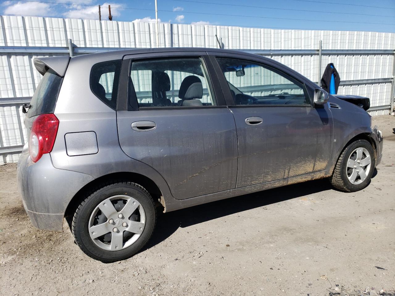2009 Chevrolet Aveo VIN KL1TD66E19B635938 Copart auction photo, front end / hail damage thumbnail 3