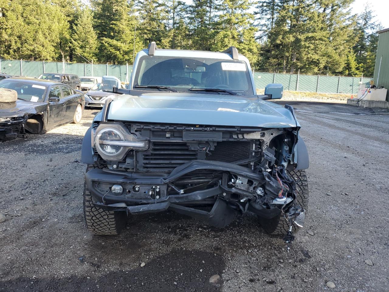 2023 Ford Bronco VIN 1FMEE5DP4PLA87482 Copart auction photo, front end damage thumbnail 5