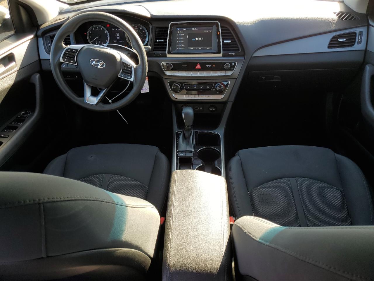 2019 Hyundai Sonata VIN 5NPE24AF8KH733073 Copart auction photo, front end / undercarriage damage thumbnail 8