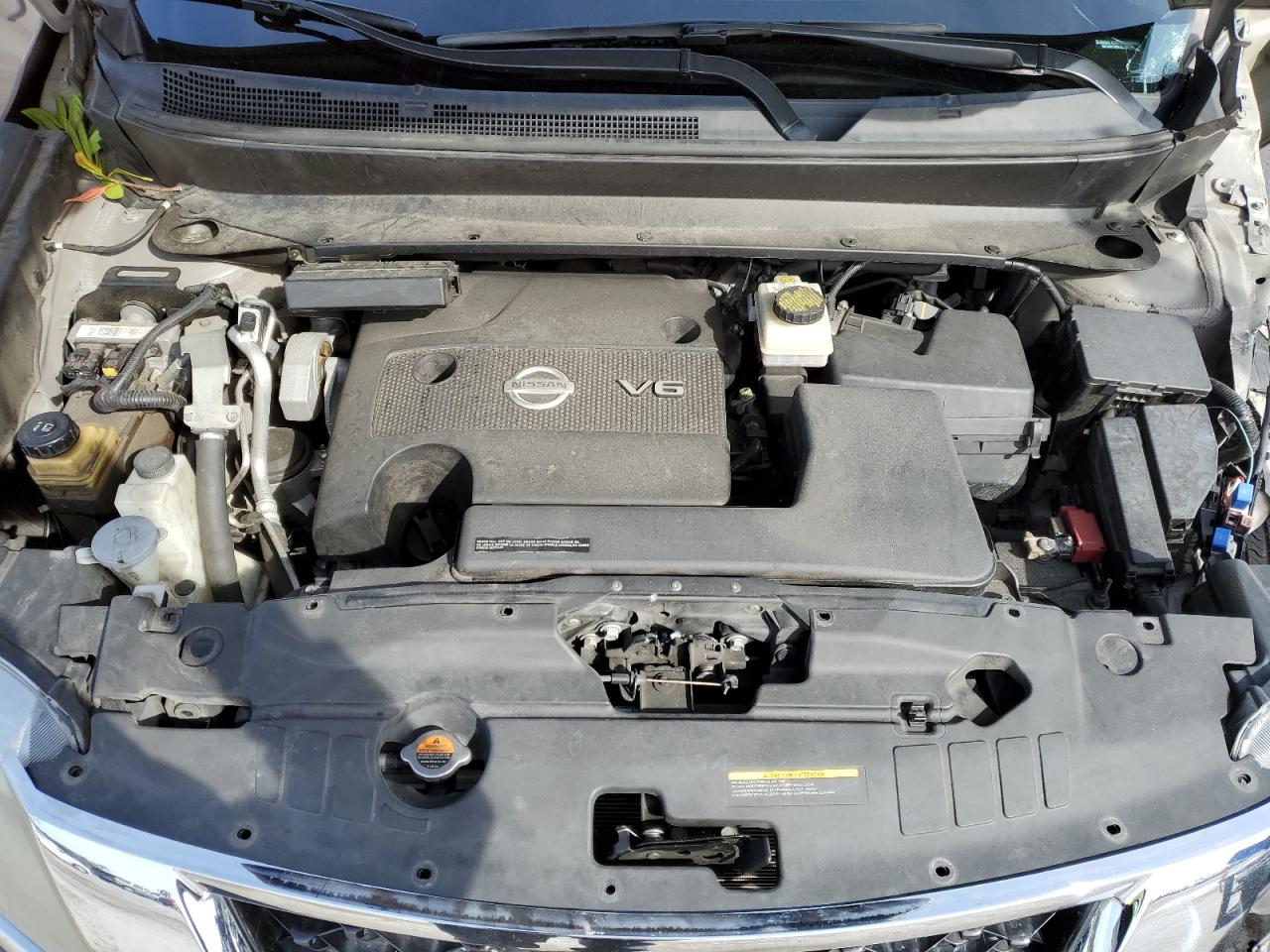 2014 Nissan Pathfinder VIN 5N1AR2MN6EC647323 Copart auction photo, front end / side damage thumbnail 13