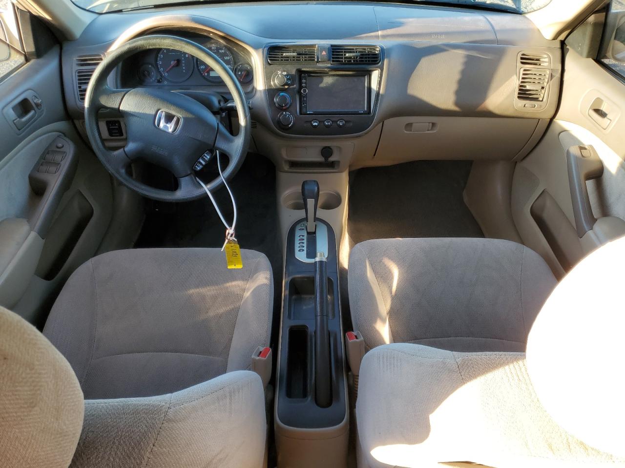 2001 Honda Civic VIN JHMES16541S011998 Copart auction photo, front end damage thumbnail 8