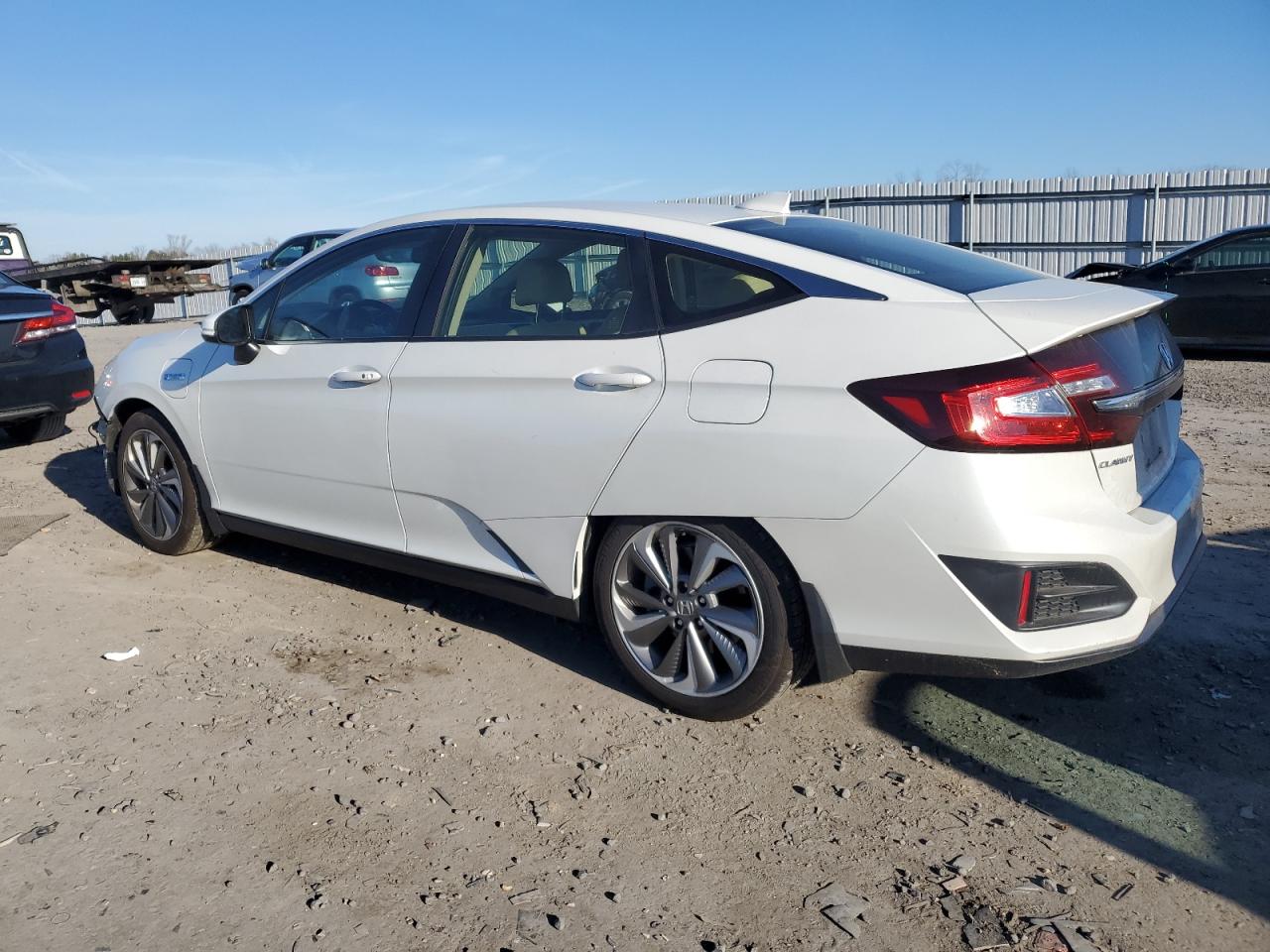 2018 Honda Clarity VIN JHMZC5F38JC014692 Copart auction photo, all over damage thumbnail 2