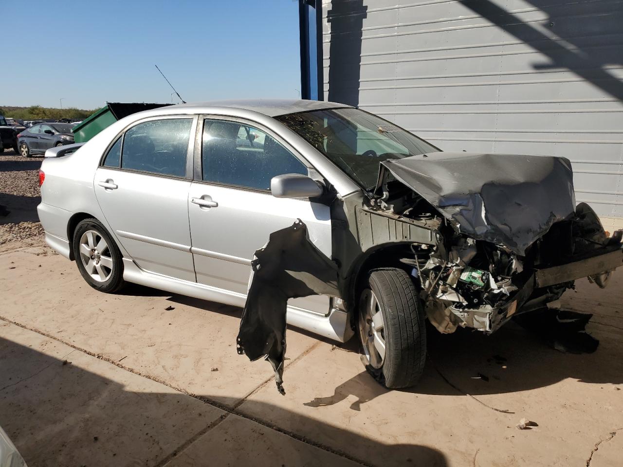 2008 Toyota Corolla VIN 1NXBR30E78Z040183 Copart auction photo, front end damage thumbnail 4