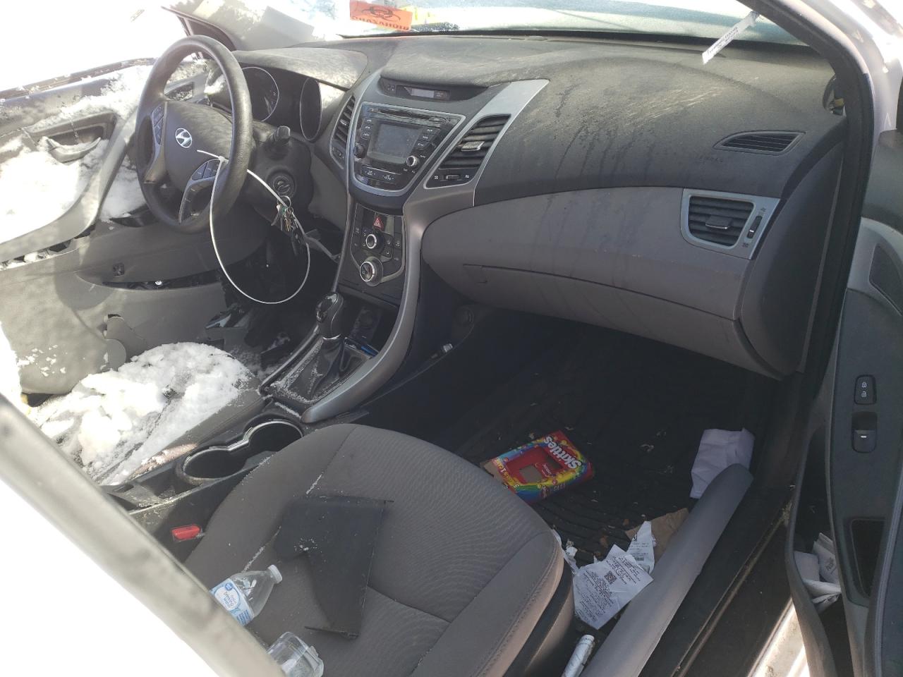 2016 Hyundai Elantra VIN 5NPDH4AE7GH661209 Copart auction photo, side / undercarriage damage thumbnail 8