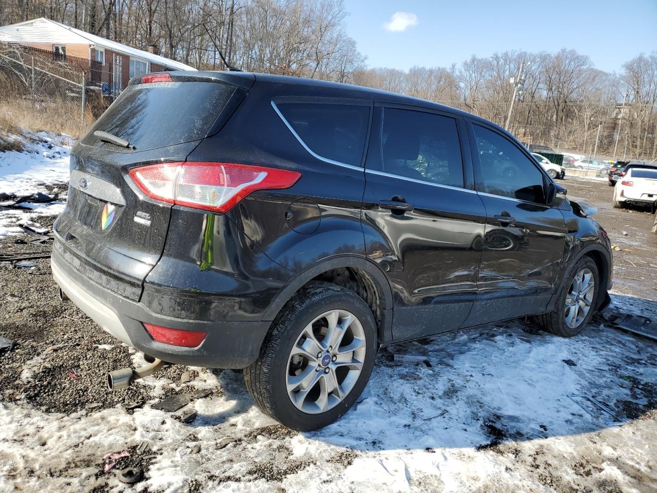 2013 Ford Escape VIN 1FMCU9HX3DUA06540 Copart auction photo, front end / side damage thumbnail 3