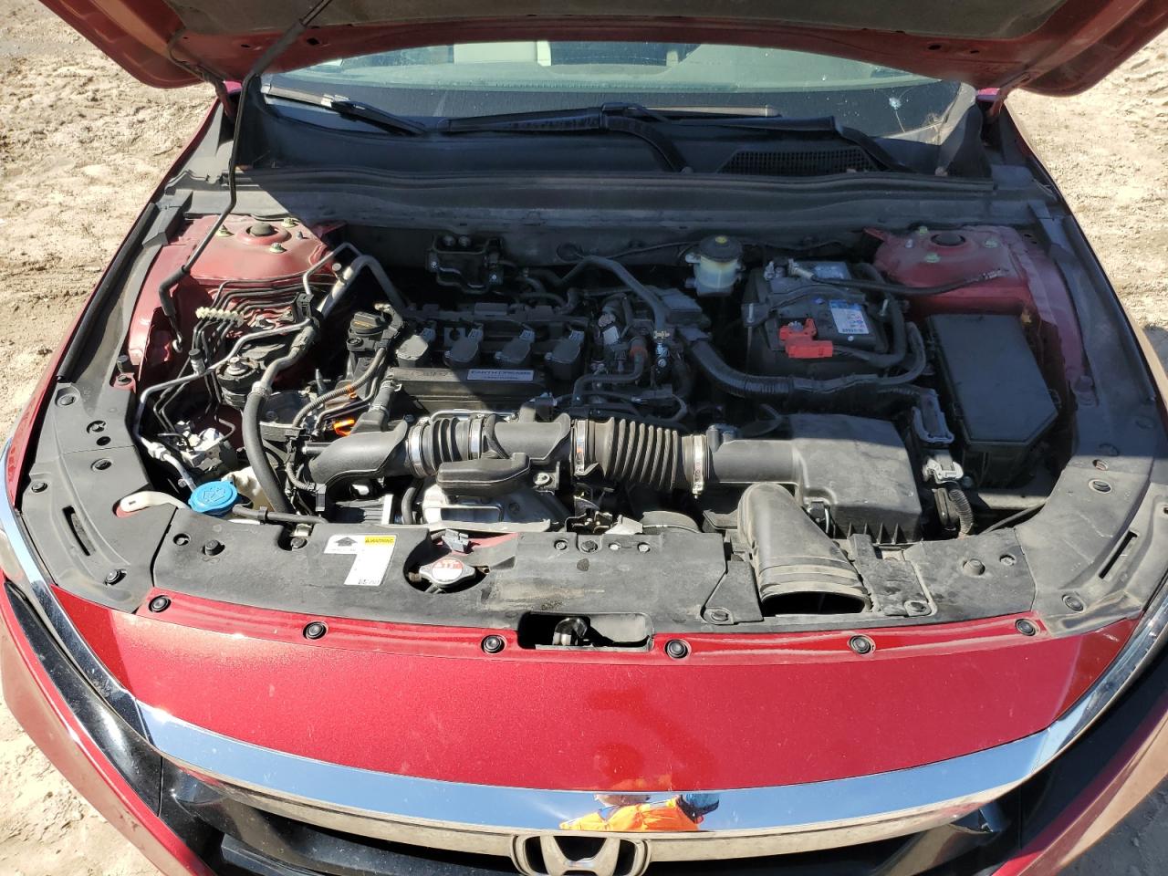 2018 Honda Accord VIN 1HGCV1F10JA064122 Copart auction photo, side damage thumbnail 13