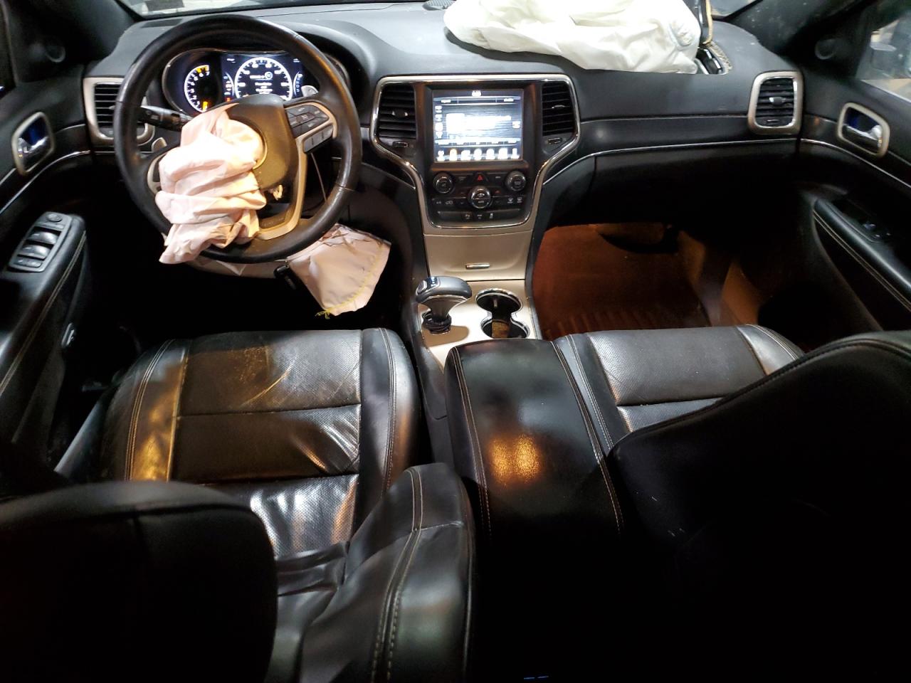 2015 Jeep Grand Cherokee VIN 1C4RJFBT1FC835076 Copart auction photo, front end / side damage thumbnail 8