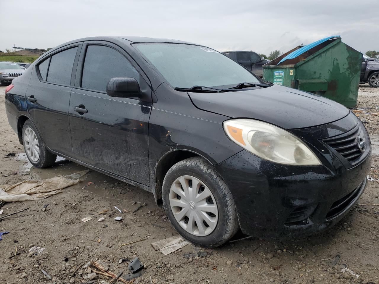 2014 Nissan Versa VIN 3N1CN7AP9EL853464 Copart auction photo, rear end / minor dent/scratches damage thumbnail 4