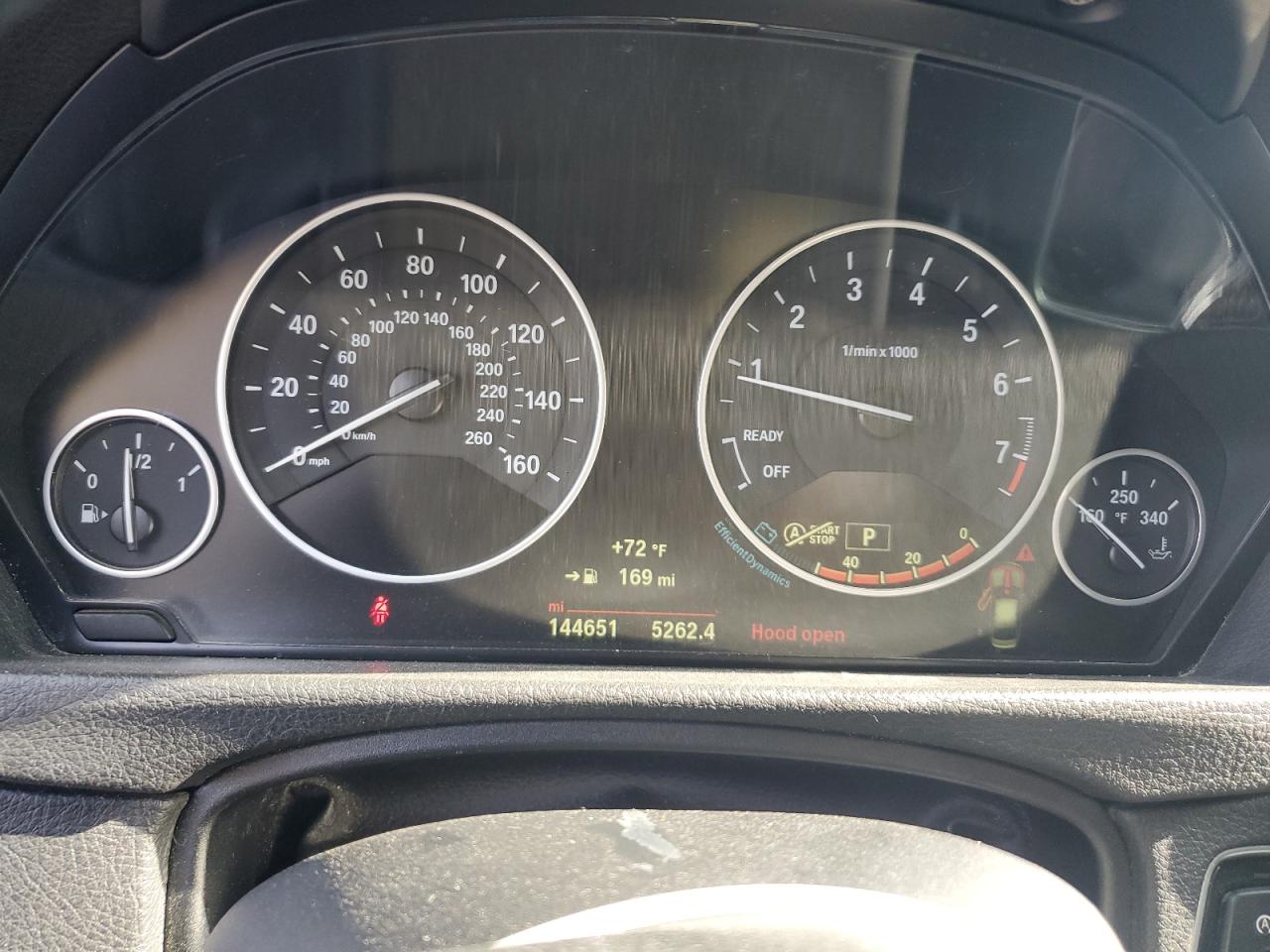 2015 BMW 3er VIN WBA3B5G54FNS15122 Copart auction photo, front end damage thumbnail 9
