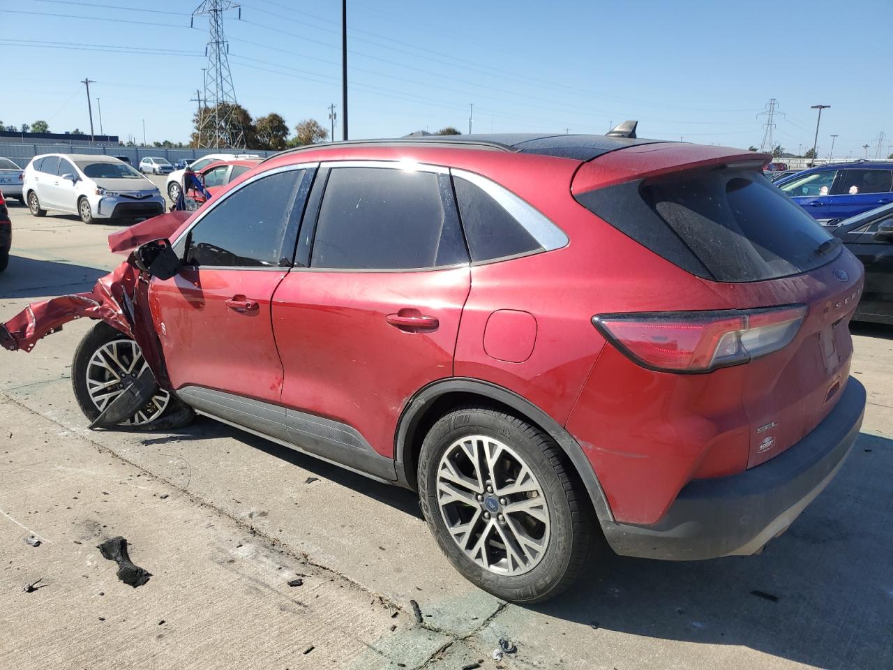 2020 Ford Escape VIN 1FMCU0H68LUB03167 Copart auction photo, front end / minor dent/scratches damage thumbnail 2