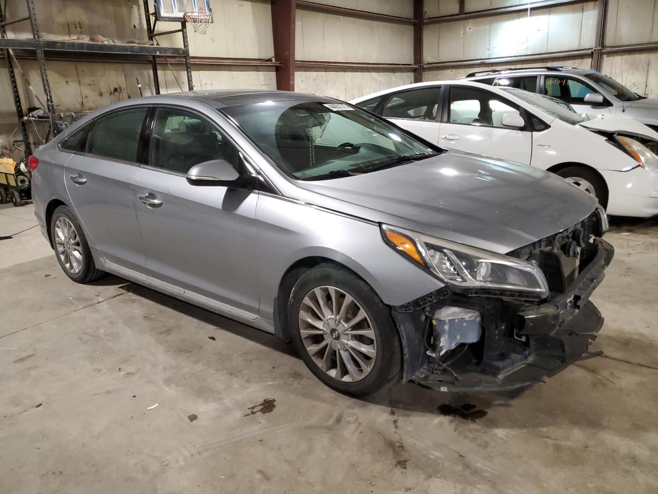 2015 Hyundai Sonata VIN 5NPE34AF8FH199236 Copart auction photo, front end / minor dent/scratches damage thumbnail 4