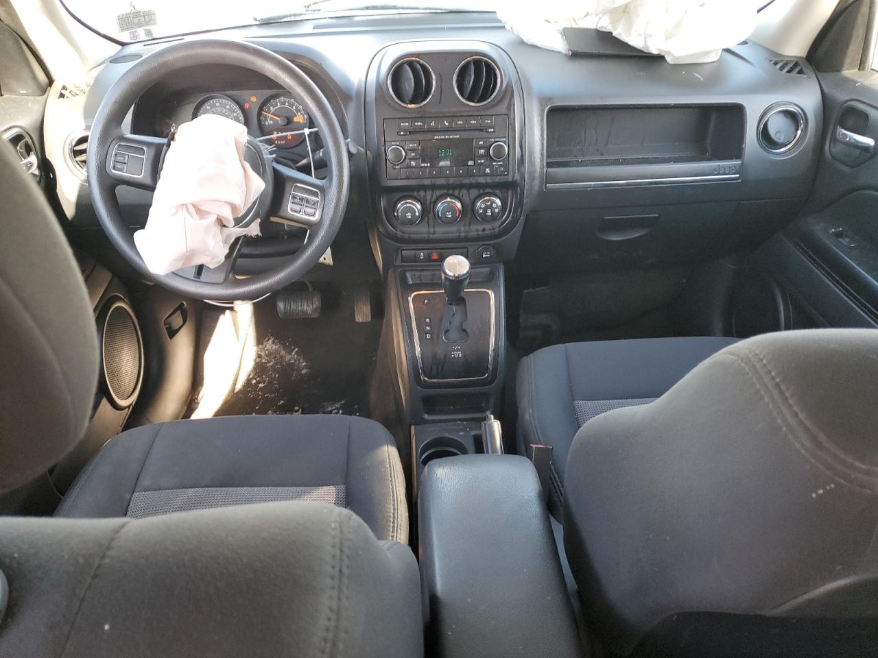 2014 Jeep Liberty (Patriot) VIN 1C4NJRBB2ED734399 Copart auction photo, front end / undercarriage damage thumbnail 8