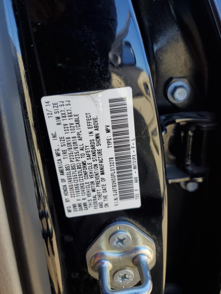 2015 Acura RDX VIN 5J8TB3H30FL013279 Copart auction photo, front end damage thumbnail 15