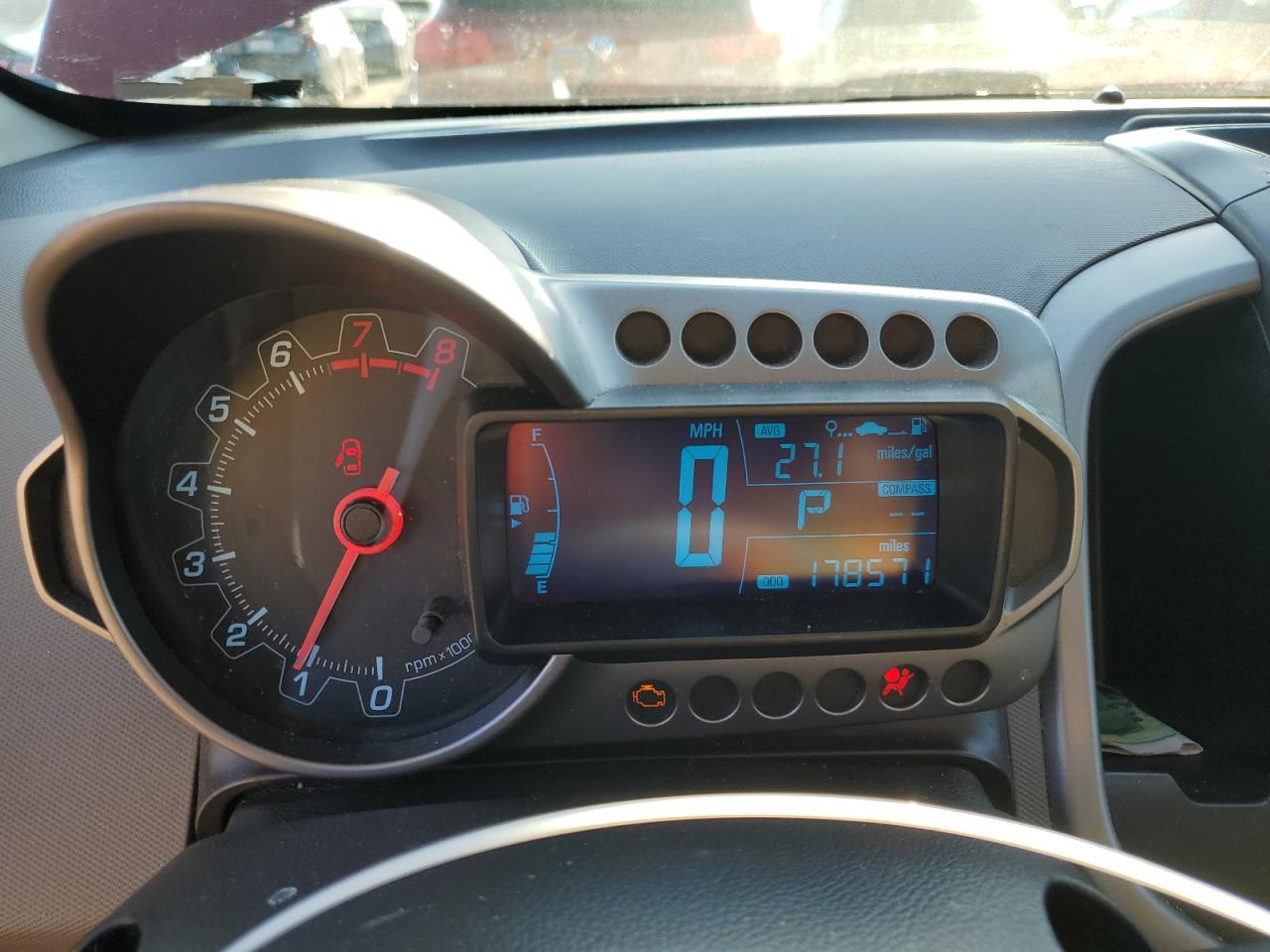 2015 Chevrolet Sonic VIN 1G1JC6SG5F4206126 Copart auction photo, front end damage thumbnail 9