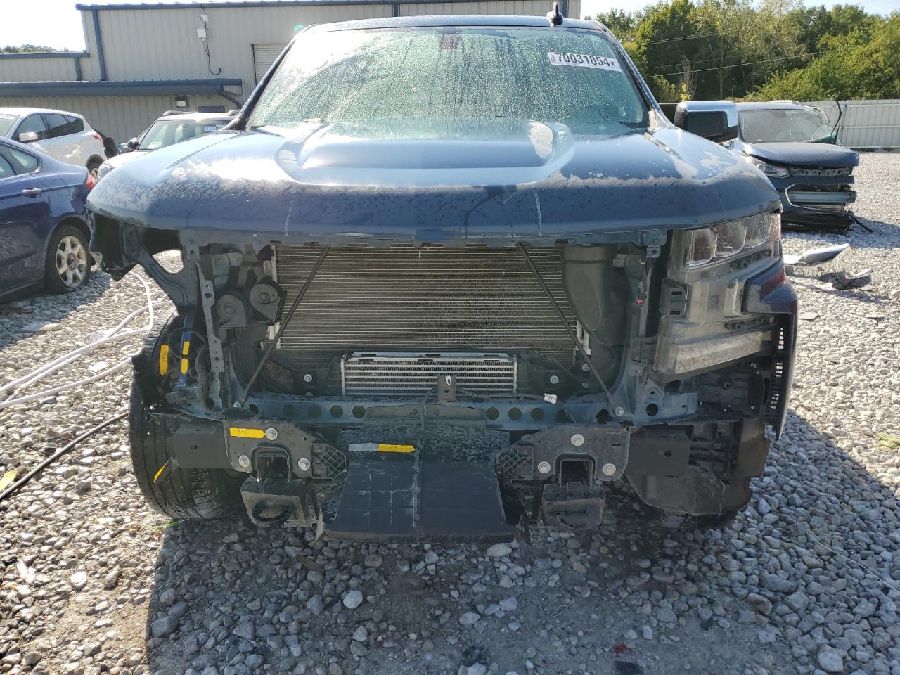 2021 Chevrolet Silverado VIN 3GCPYJEK7MG396484 Copart auction photo, front end / side damage thumbnail 5