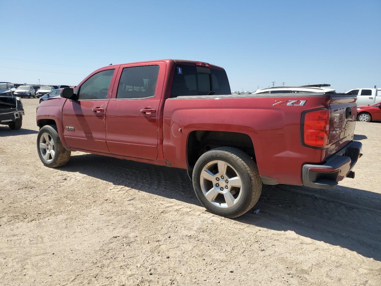 2018 Chevrolet Silverado VIN 3GCUKREC3JG175312 Copart auction photo, front end damage thumbnail 2