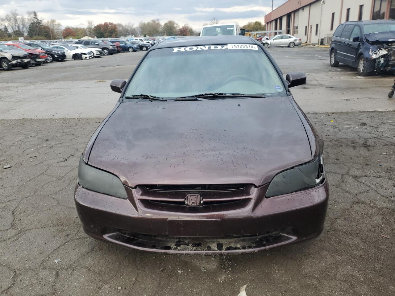 1998 Honda Accord VIN 1HGCG5649WA137958 Copart auction photo, rear end damage thumbnail 5