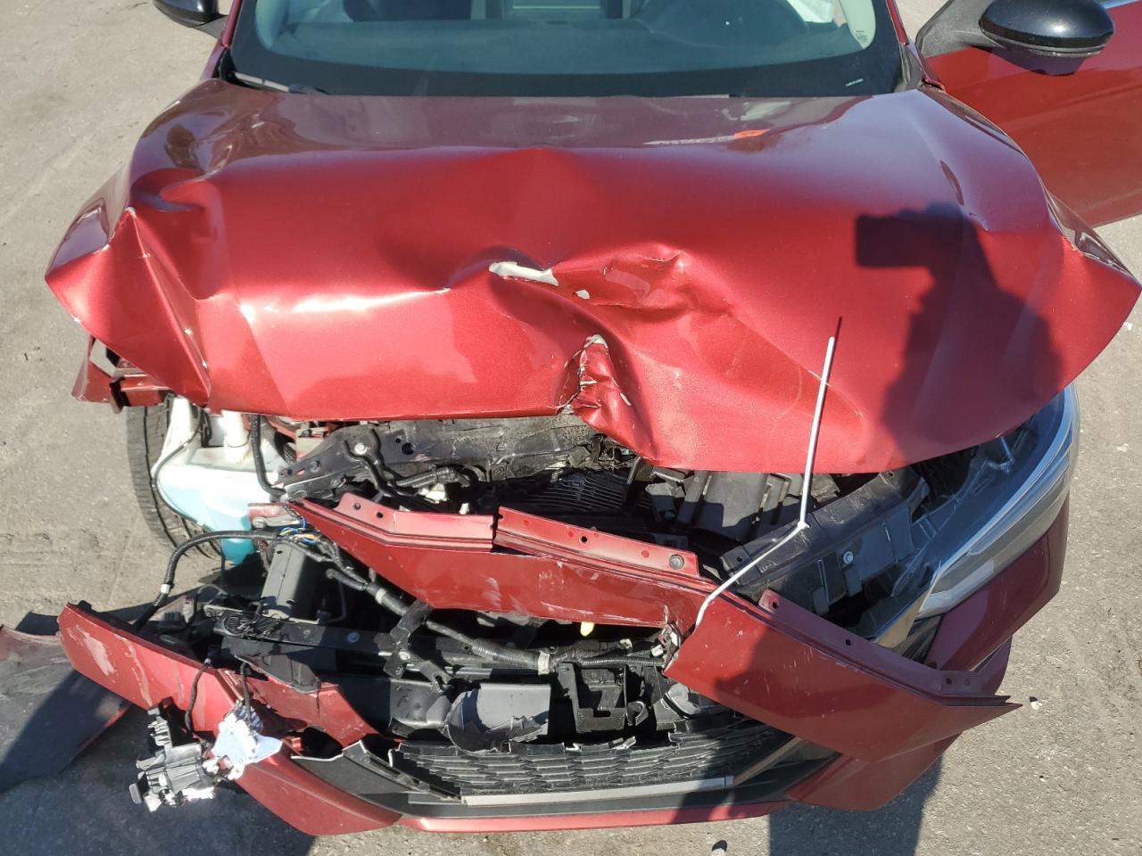 2020 Nissan Sentra VIN 3N1AB8DV9LY290643 Copart auction photo, front end / mechanical damage thumbnail 12