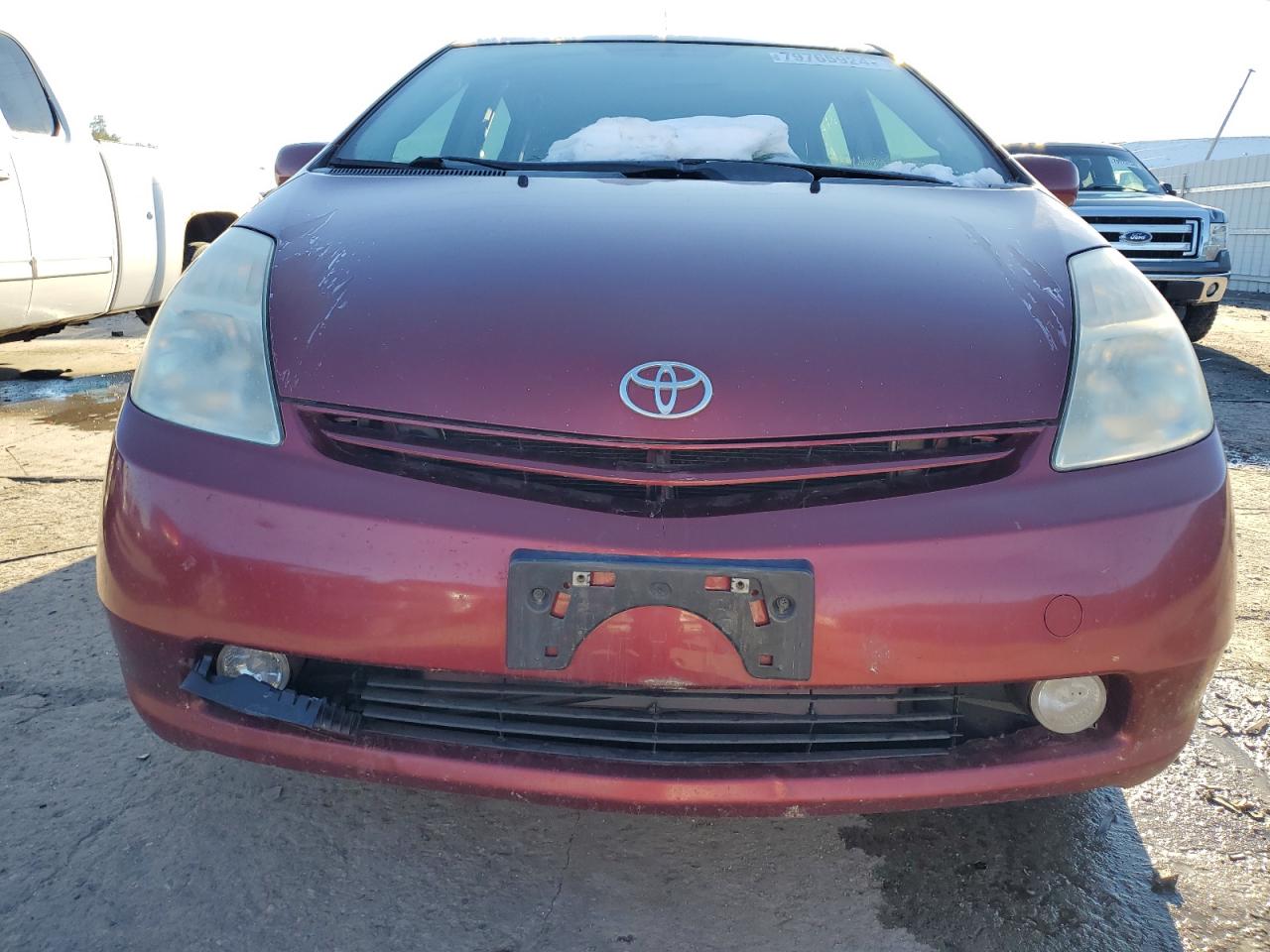 2005 Toyota Prius VIN JTDKB20U953014096 Copart auction photo, rear end / hail damage thumbnail 5