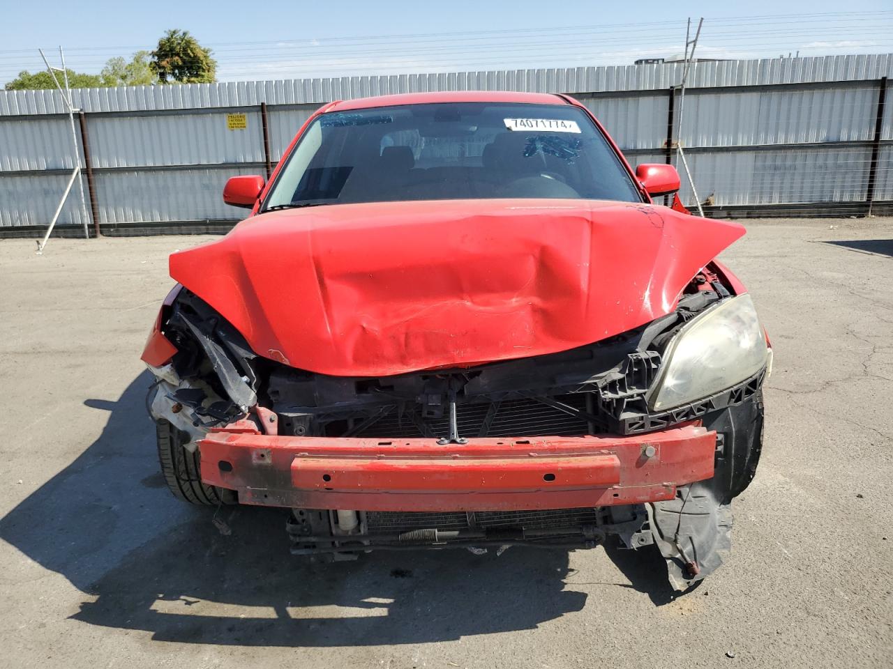 2008 Mazda 3 VIN JM1BK34M181826184 Copart auction photo, front end damage thumbnail 5