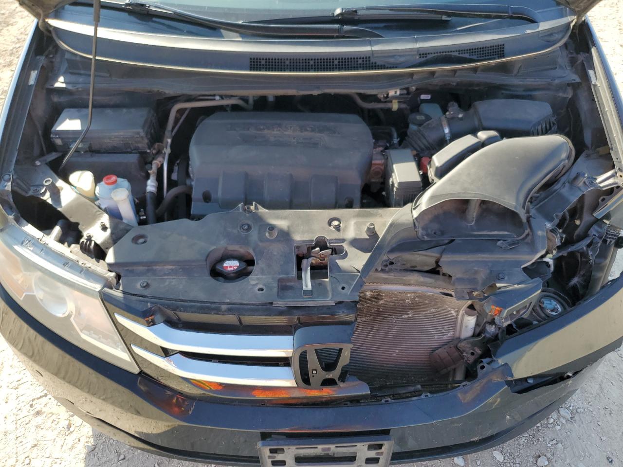 2015 Honda Odyssey VIN 5FNRL5H99FB109954 Copart auction photo, front end / minor dent/scratches damage thumbnail 14