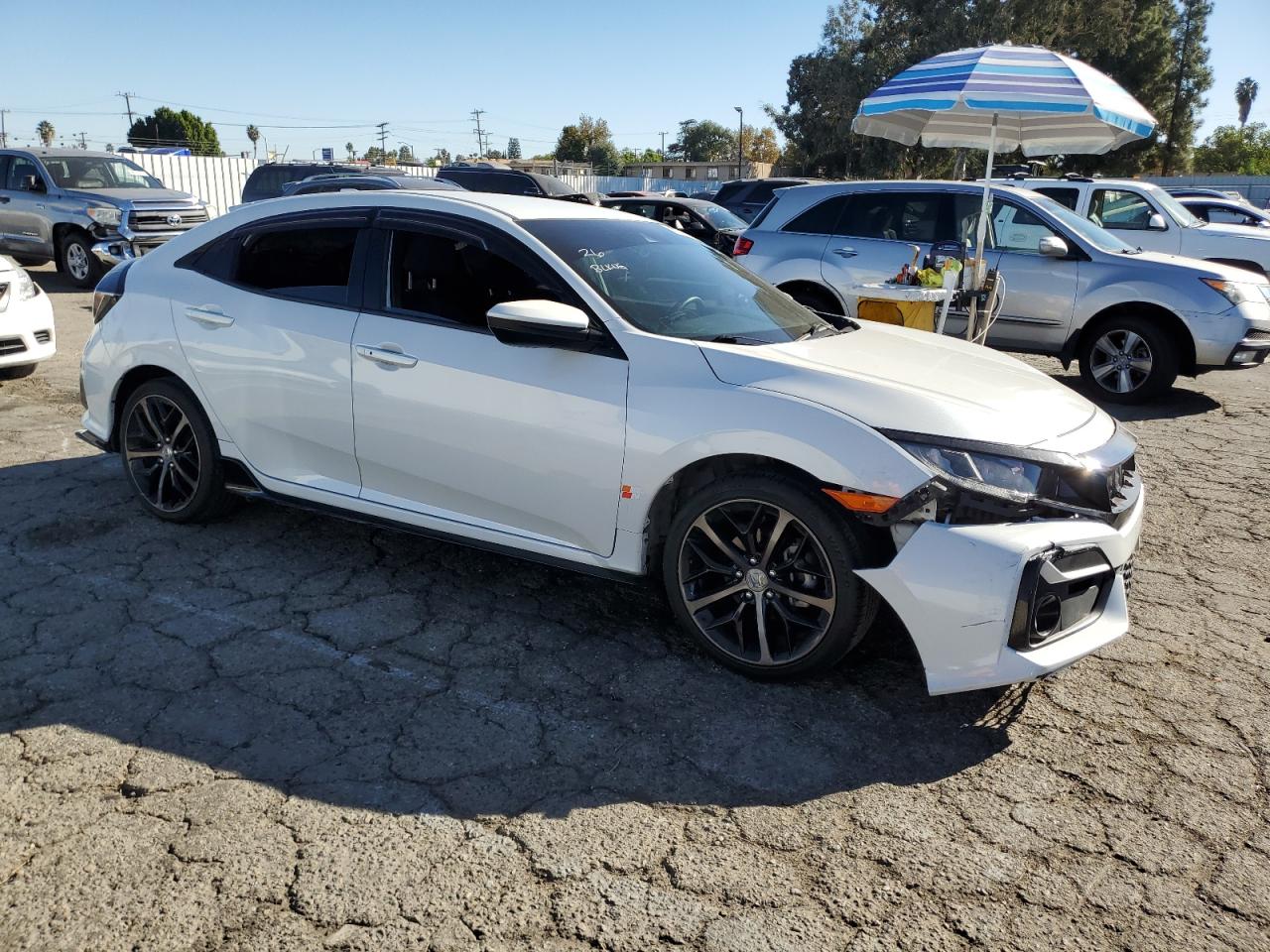 2020 Honda Civic VIN SHHFK7H46LU405904 Copart auction photo, front end / rear end damage thumbnail 4