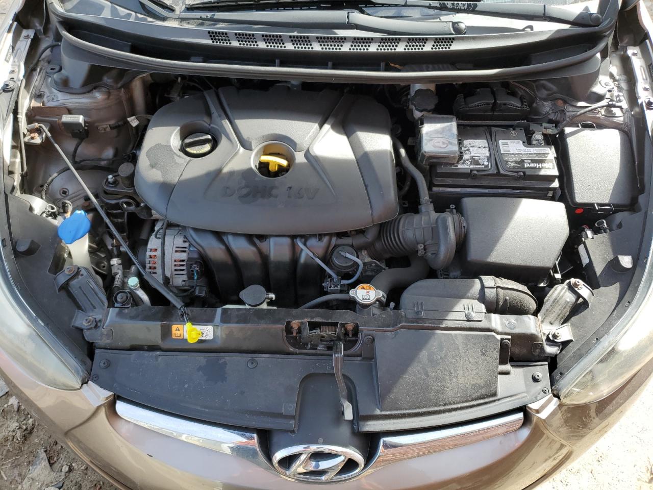 2016 Hyundai Elantra VIN 5NPDH4AE4GH685371 Copart auction photo, side / minor dent/scratches damage thumbnail 11