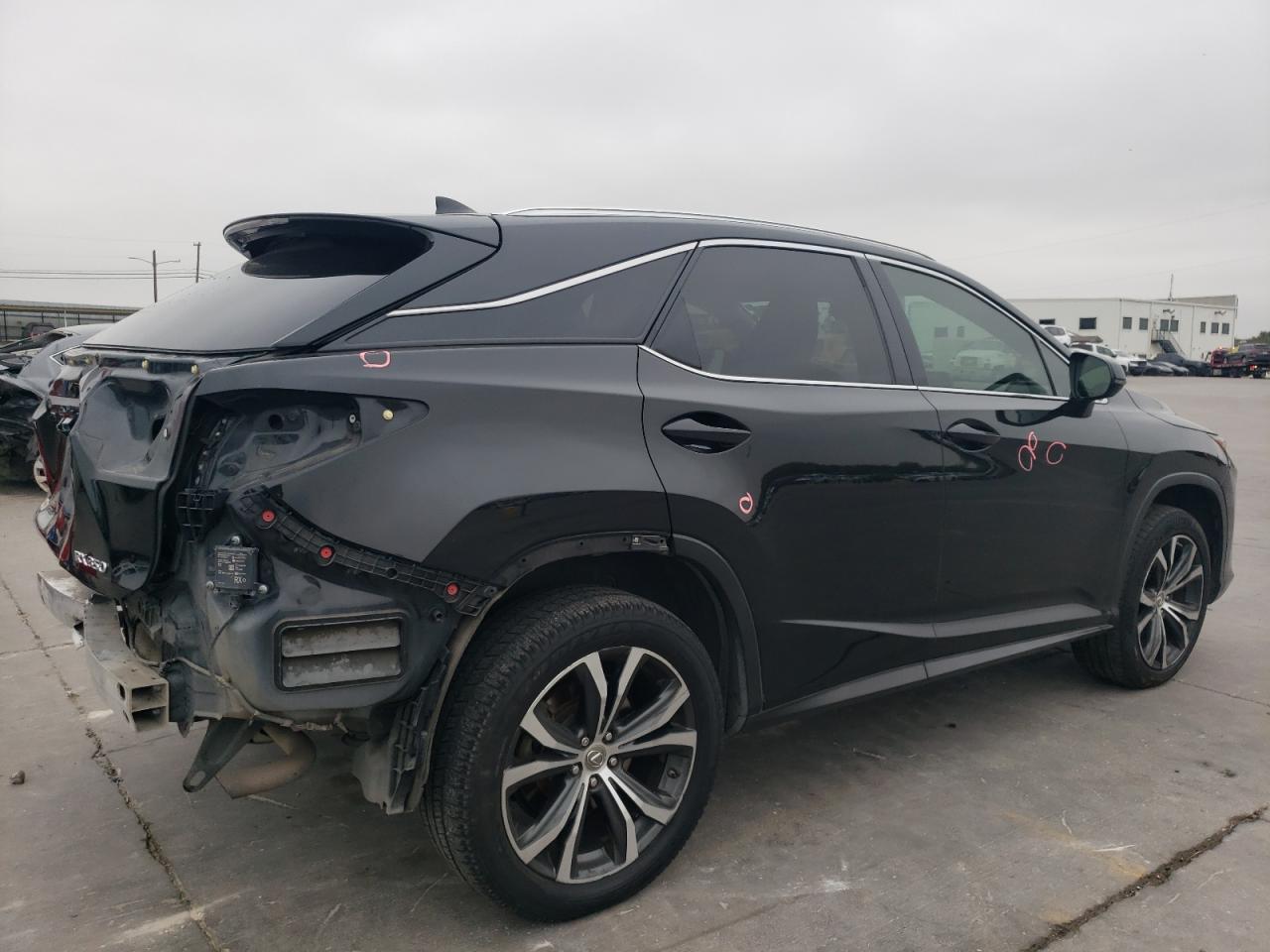 2017 Lexus RX VIN 2T2ZZMCA7HC071573 Copart auction photo, rear end damage thumbnail 3
