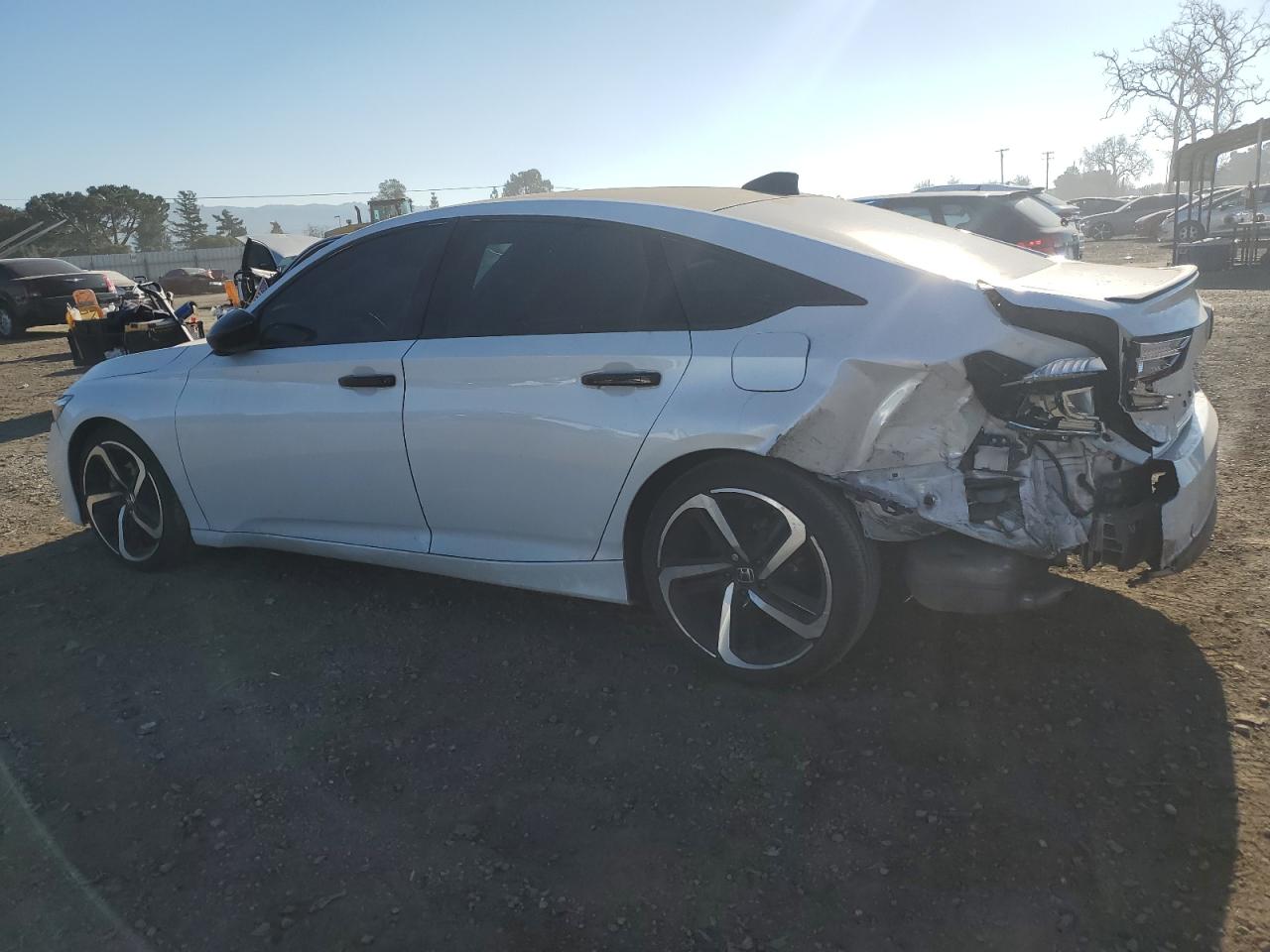 2019 Honda Accord VIN 1HGCV2F38KA005313 Copart auction photo, rear end damage thumbnail 2