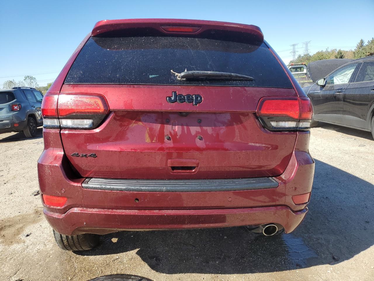 2018 Jeep Grand Cherokee VIN 1C4RJFAG4JC391107 Copart auction photo, side / front end damage thumbnail 6