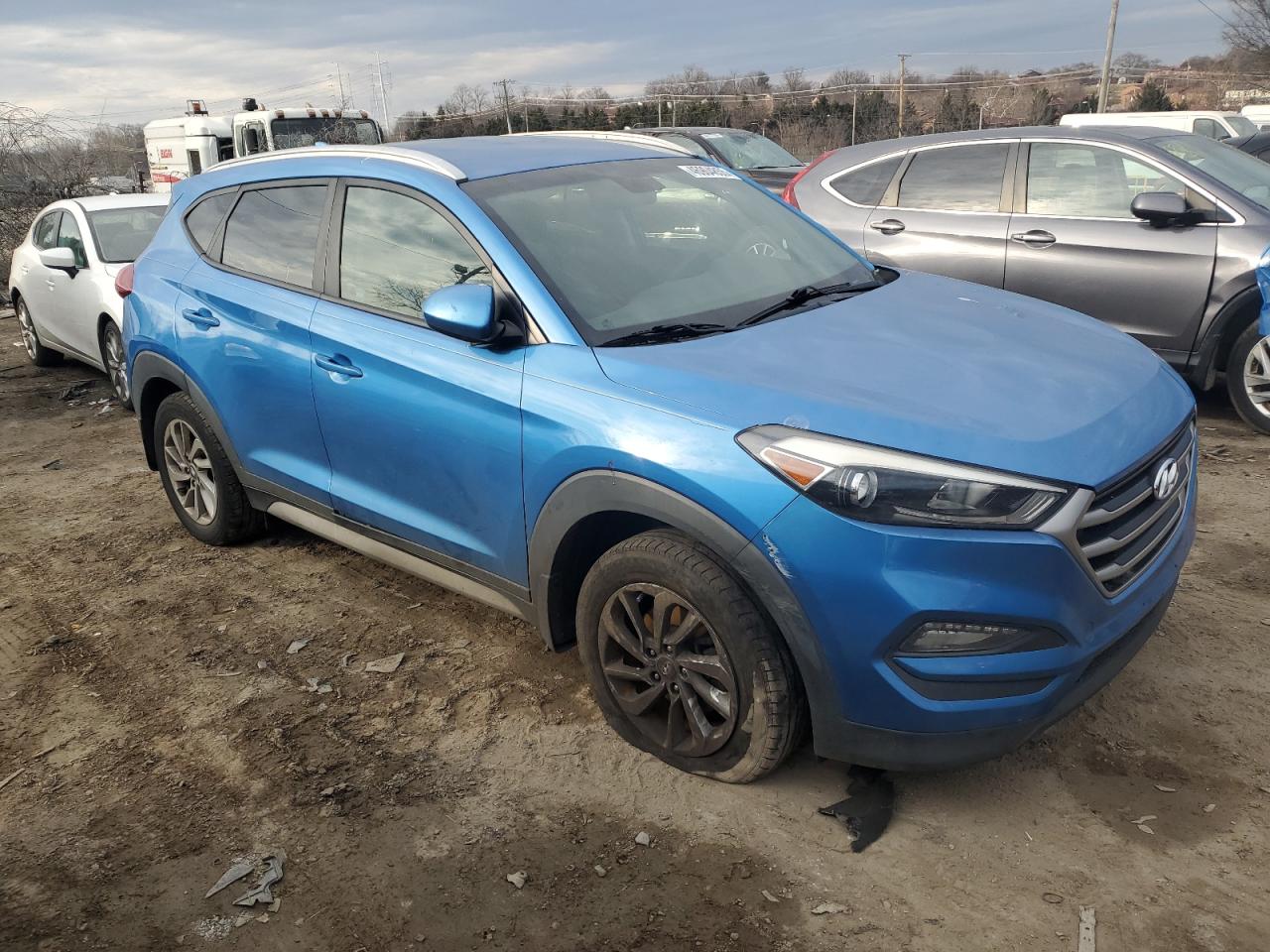 2018 Hyundai Tucson VIN KM8J33A44JU610584 Copart auction photo, mechanical damage thumbnail 4