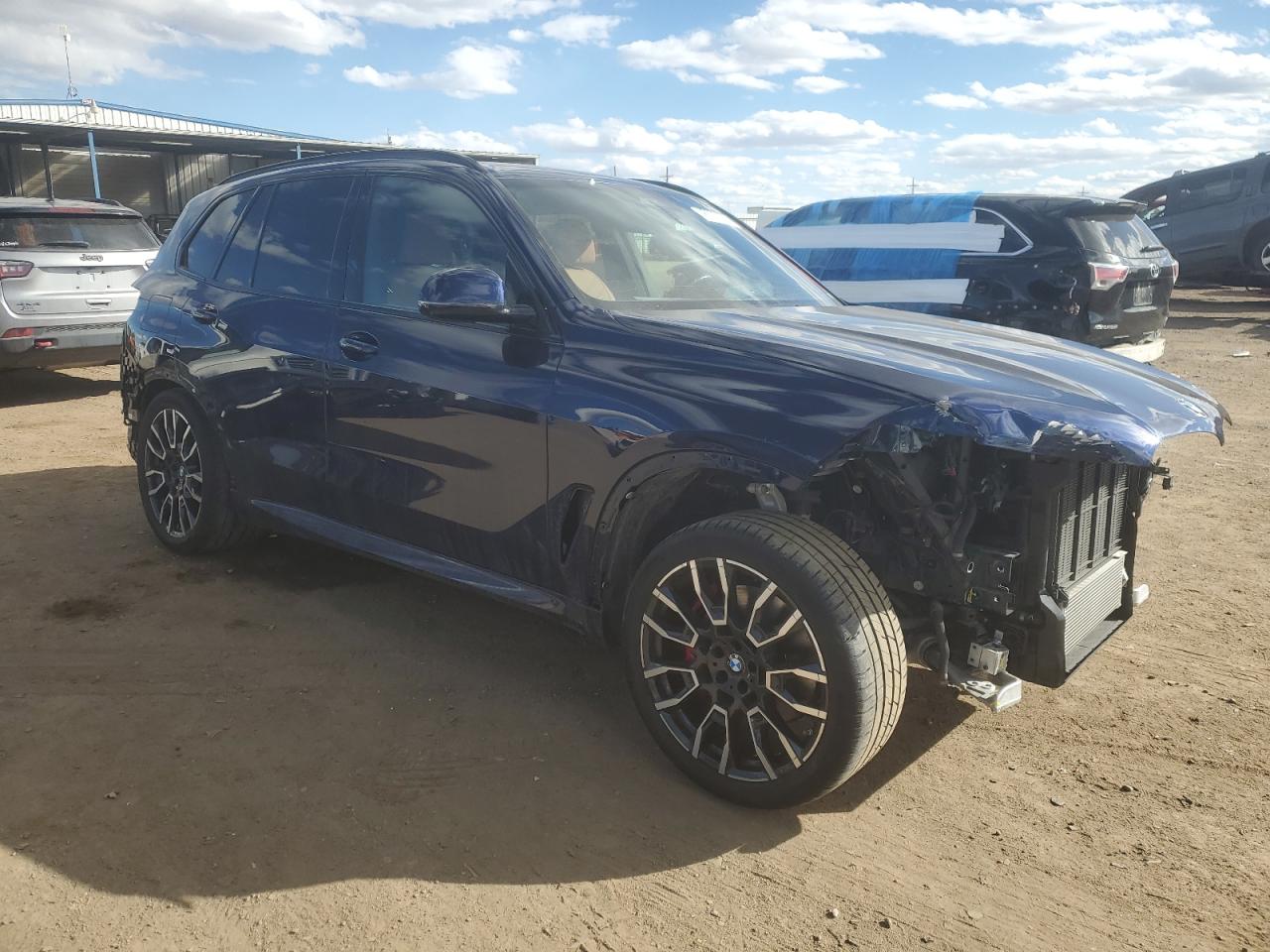 2024 BMW X5 VIN 5UX23EU01R9U28108 Copart auction photo, front end / rear end damage thumbnail 4
