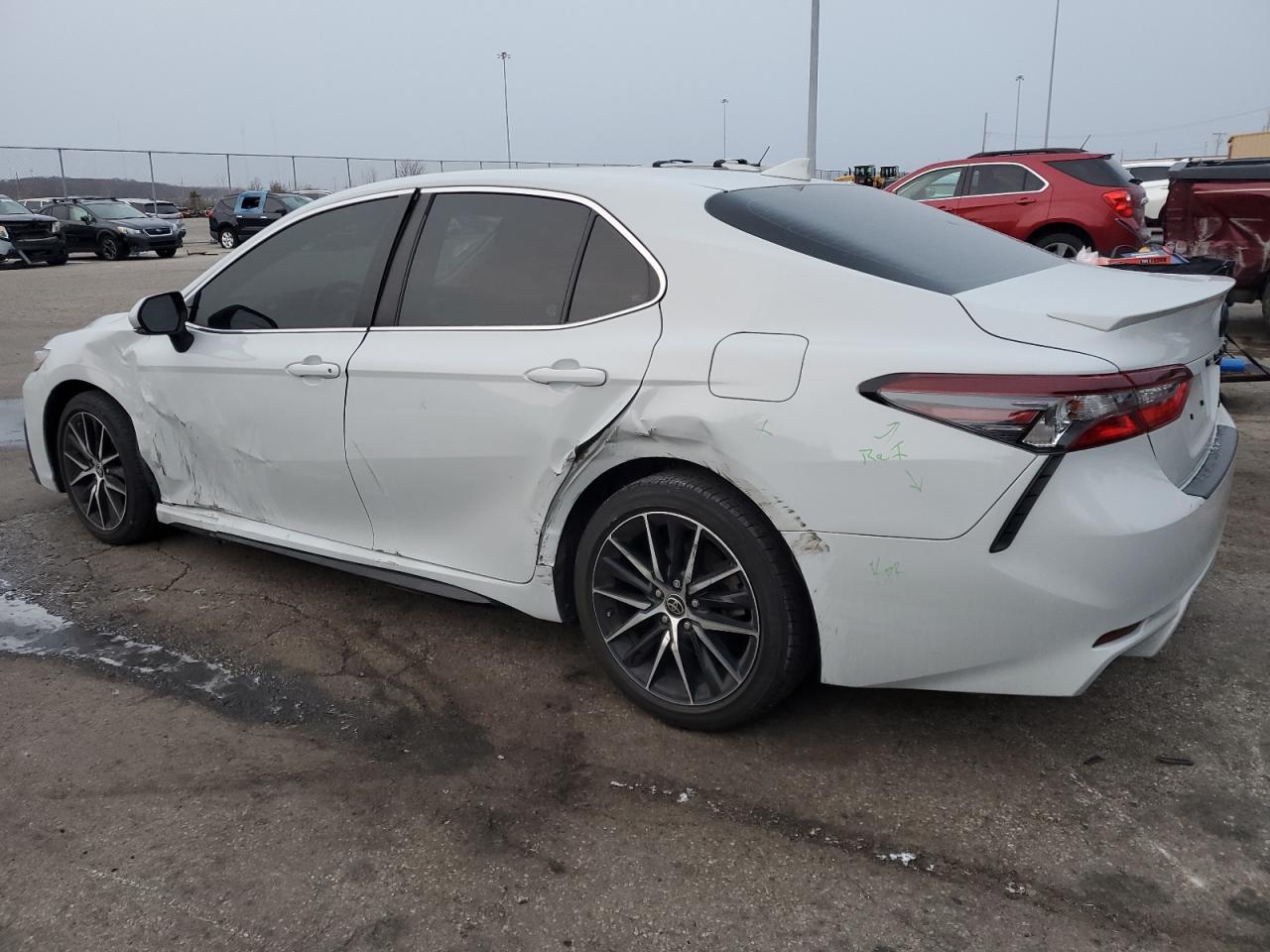 2022 Toyota Camry VIN 4T1G11AK9NU029154 Copart auction photo, side damage thumbnail 2