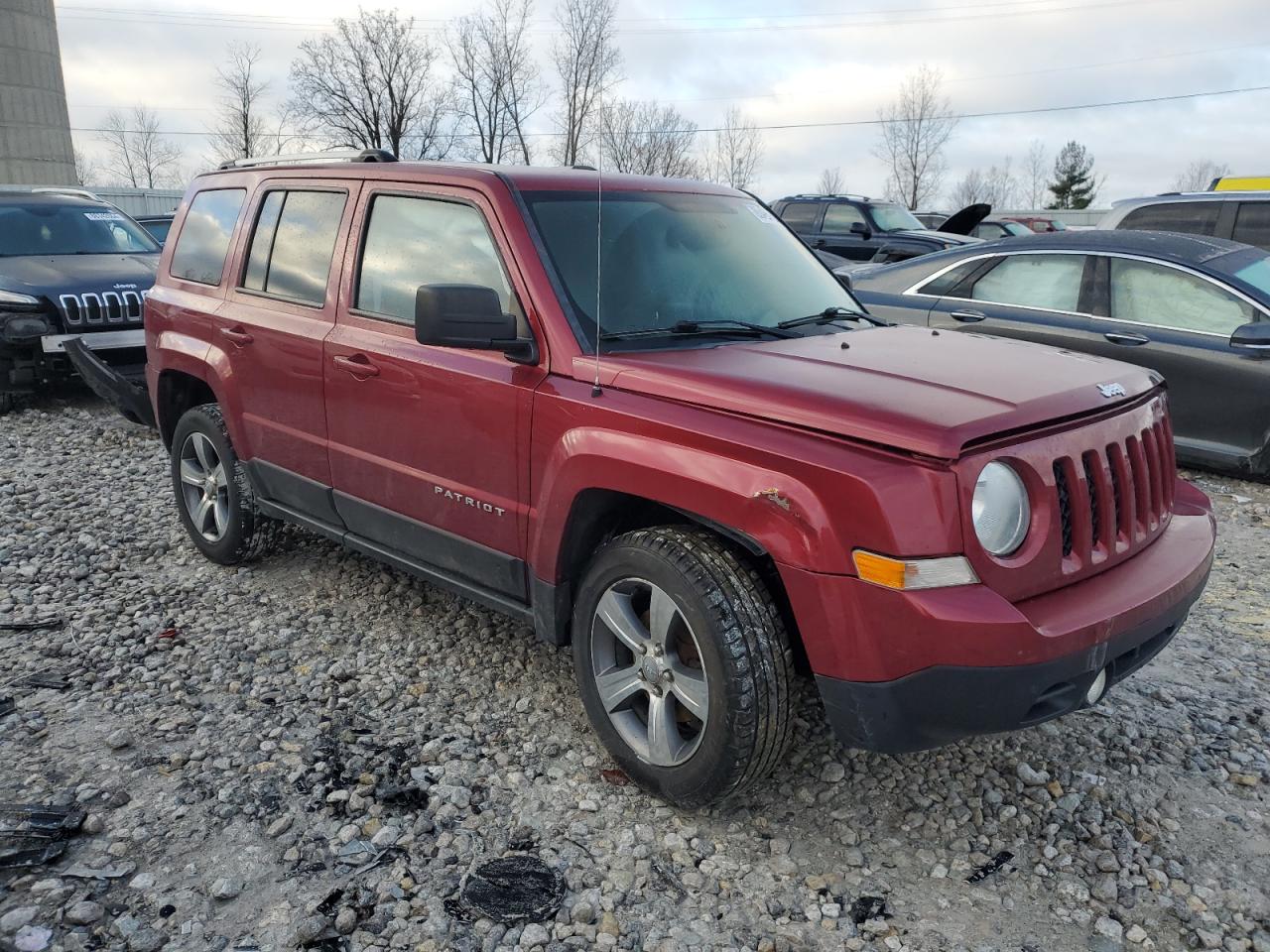 2017 Jeep Liberty (Patriot) VIN 1C4NJRFB3HD206305 Copart auction photo, all over damage thumbnail 4